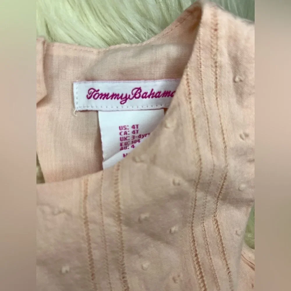 Tommy Bahama pink sun dress sz 4T